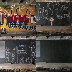 Regent's Canal - Banksy & Robbo