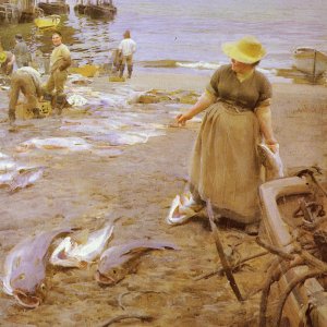 Fiskmarknad I St. Ives