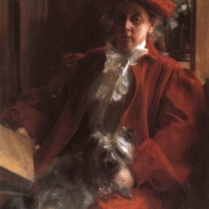 Emma Zorn and Mouche the Dog