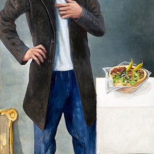Artist and kebab