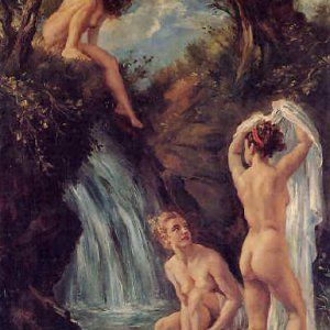 El bano de las ninfas