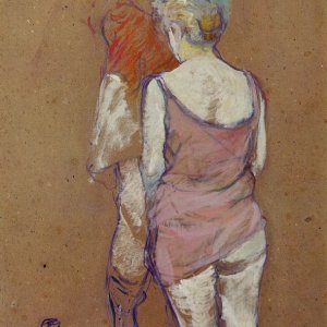 Media 'Two Half-Naked Women Seen from behind' in album 'Henri de Toulouse Lautrec'