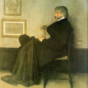 Arrangement in Grey and Black, No.2: Portrait of Thomas Carlyle