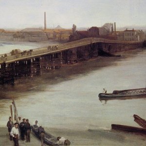 Brown and Silver: Old Battersea Bridge