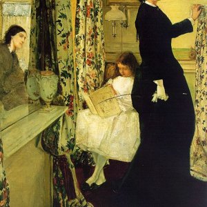 Harmony in Green and Rose: The Music Room