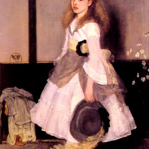 Harmony in Grey and Green: Miss Cicely Alexander