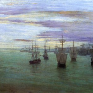 Crepuscule in Flesh Colour and Green: Valparaiso