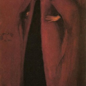 Harmon in Red: Lamplight