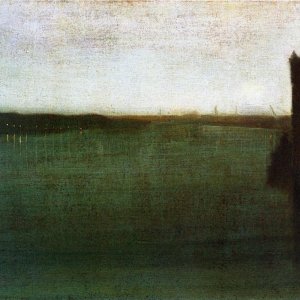 Nocturne: Grey and Gold - Westminster Bridge