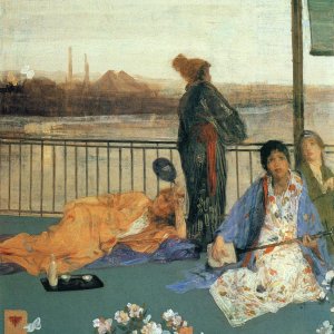 Variations in Flesh Colour and Green: The Balcony