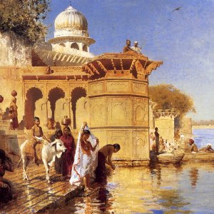 Along the Ghats, Mathura (or Picture Of The Nile)