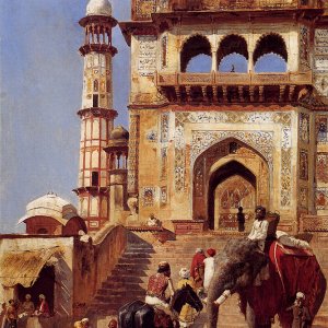 Before A Mosque