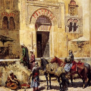 Entering The Mosque