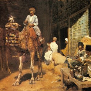 A Marketplace In Ispahan