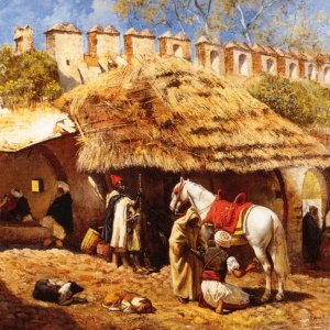 Blacksmith Shop At Tangiers