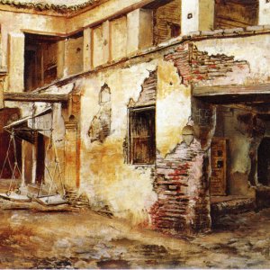 Courtyard In Morocco