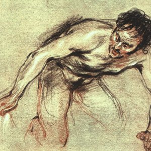 Kneeling Male Nude