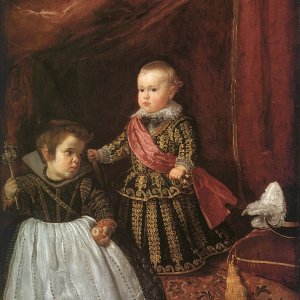 Prince Baltasar Carlos with a Dwarf