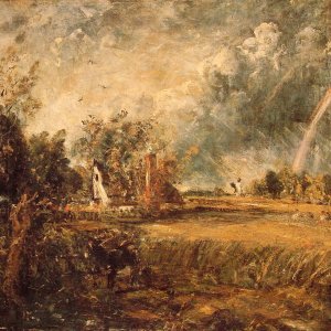 Cottage, Rainbow, Mill
