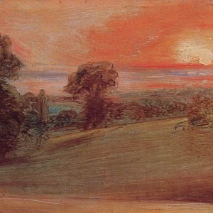 Evening Landscape at East Bergholt