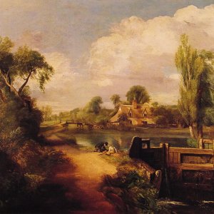 Landscape Boys Fishing