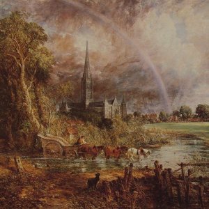 Salisbury Cathedral from the Meadows