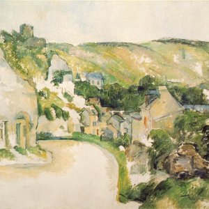 A Turn in the Road at La Roche-Guyon