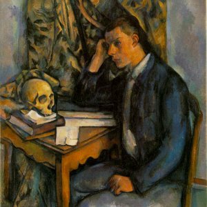 Boy with Skull