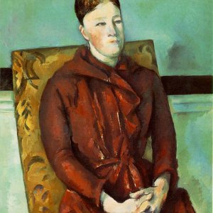 Madame Cezanne in a Yellow Chair