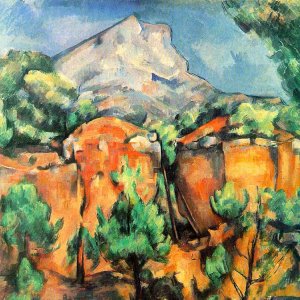 Mont Sainte-Victoire Seen from the Bibemus Quarry