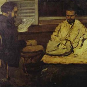 Paul Alexis Reading to Emile Zola