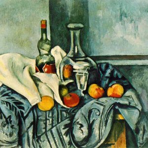 Still Life with Peppermint Bottle