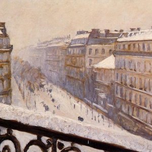 Boulevard Haussmann, Snow