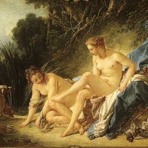Diana resting after her Bath