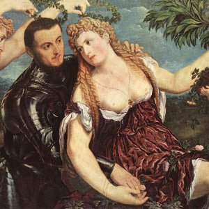 Allegory with lovers