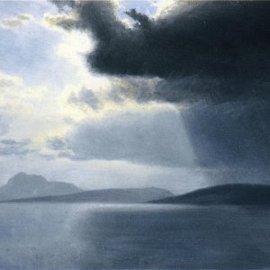 Approaching Thunderstorm on the Hudson River