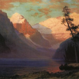Evening Glow, Lake Louise