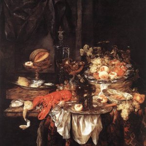 Banquet Stil Life With A Mouse