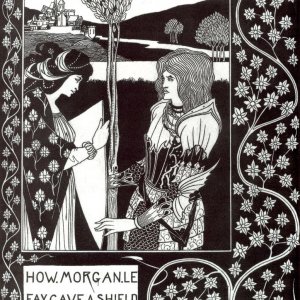 How Morgan Le Fay Gave a Shield to Sir Tristram
