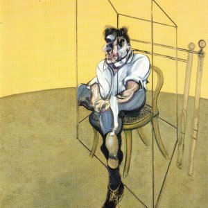 Three Studies of Lucian Freud - right