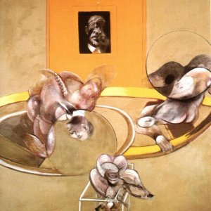 Three Figures and a Portrait