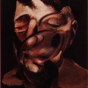 Three Studies for Self-Portrait - left panel