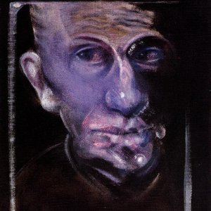 Two Studies for a Portrait of Richard Chopping - left