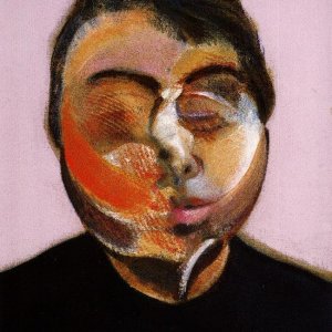 Two Studies for a Self-Portrait - left panel