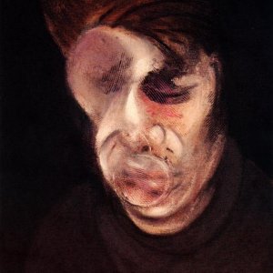 Two Studies for Self-Portrait - left