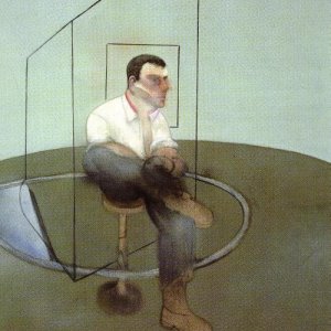 Three Studies for a Portrait of John Edwards - left