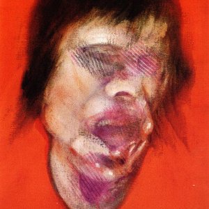 Three Studies for a Portrait of Mick Jagger - center