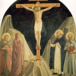 Crucified Christ with St. John the Evangelist