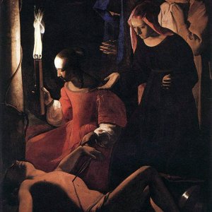 St. Sebastian tended by St. Irene