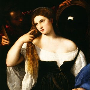 Woman with a Mirror